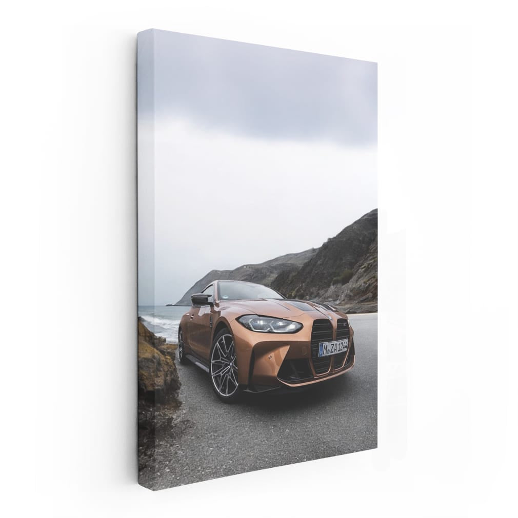 Dark Day With Brown Bmw M Wall Art