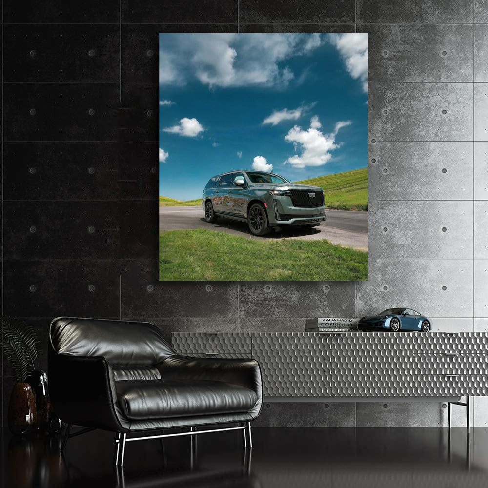 Dark Emerald Brandy Sport Escalade in Nature - Luxury Ride
