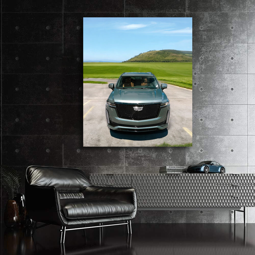 Dark Emerald Brandy Sport Escalade in Nature - Powerful Elegance