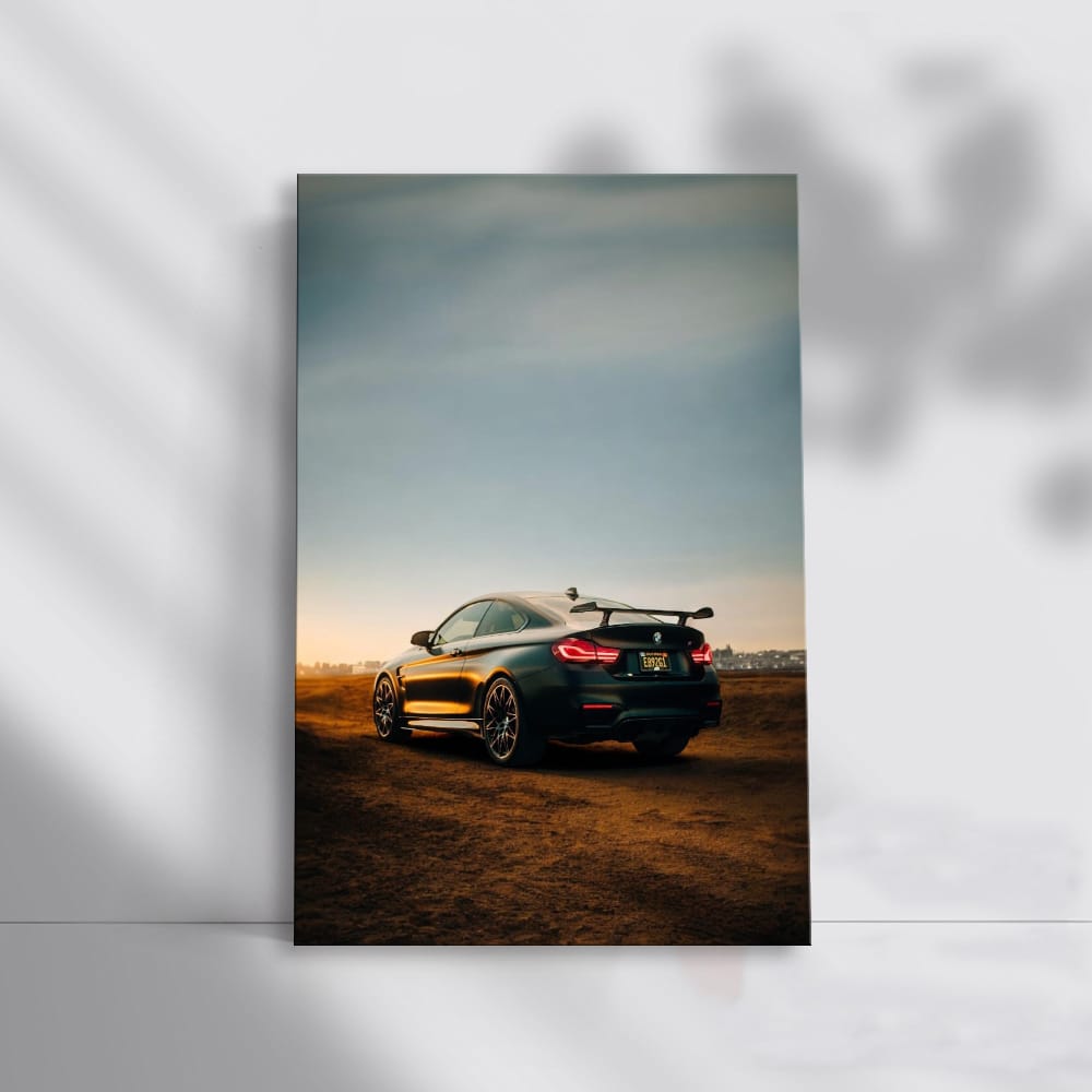 Dark Green Bmw M4 F8 Wall Art