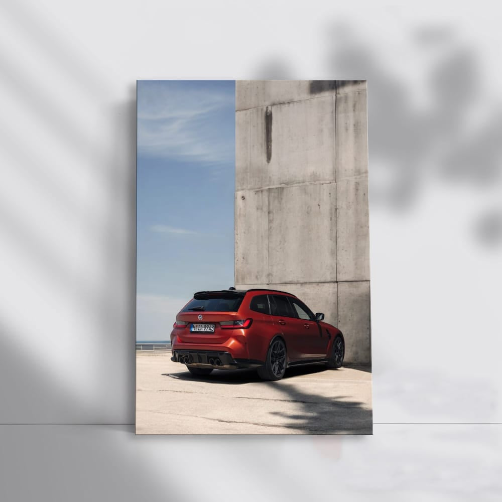 Dark Orange BMW M3 Wagon: Bold Touring Elegance