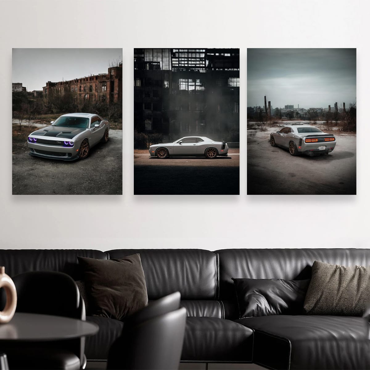 Dodge Challenger Abandoned City Set of 3