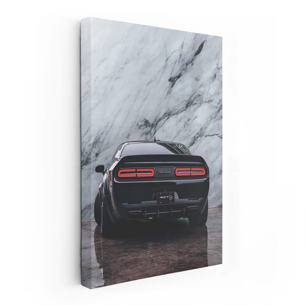 Black Marble Dodge Challenger - Fierce and Bold Ride