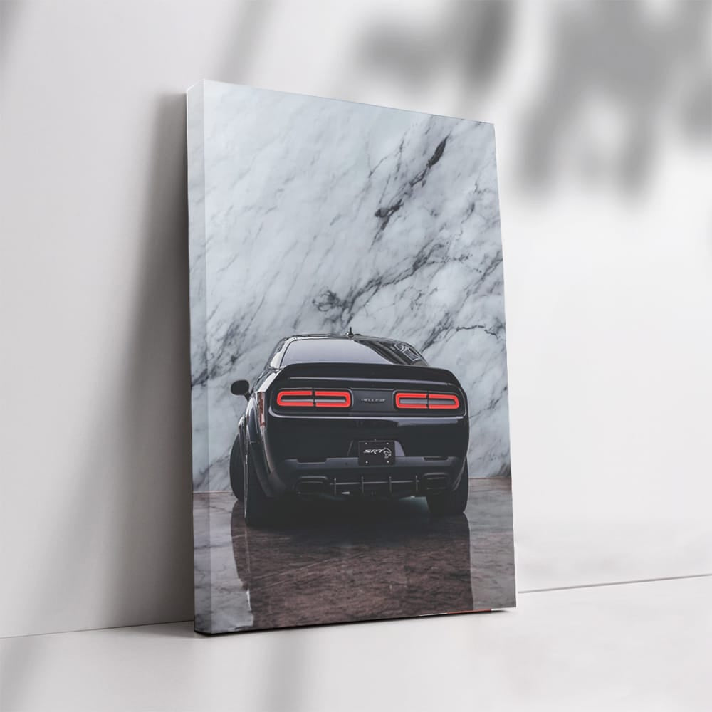 Black Marble Dodge Challenger - Fierce and Bold Ride