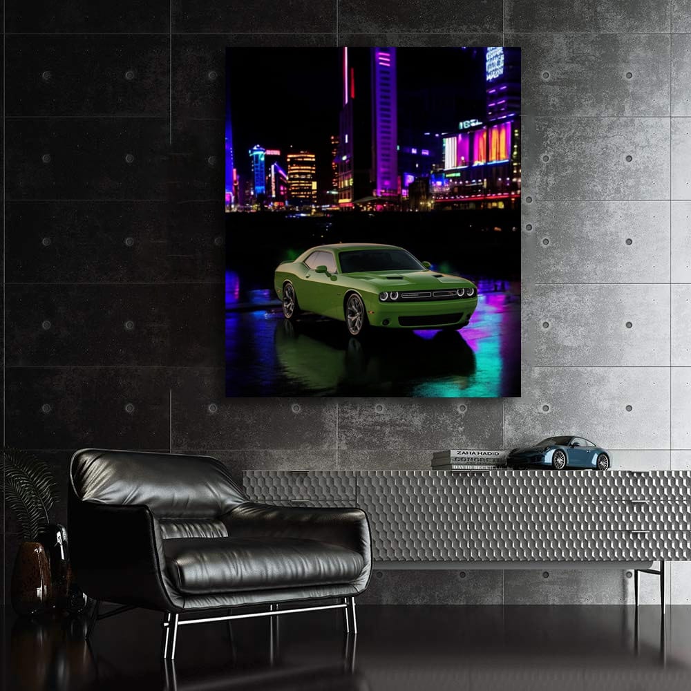 Night City Drive - Dodge Challenger's Bold Adventure