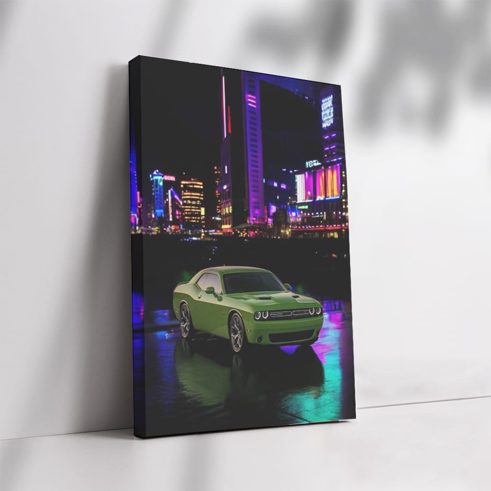 Night City Drive - Dodge Challenger's Bold Adventure