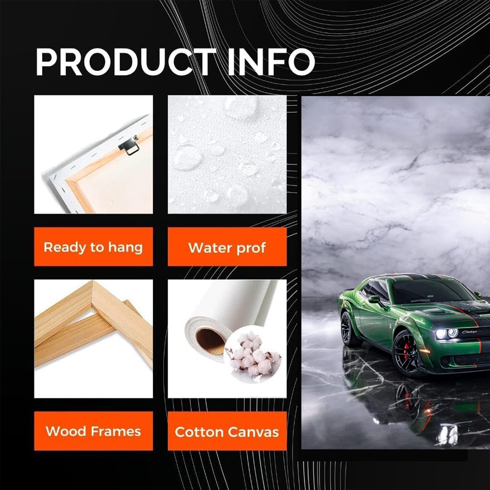 Dodge Challenger Marble - Bold and Powerful Ride