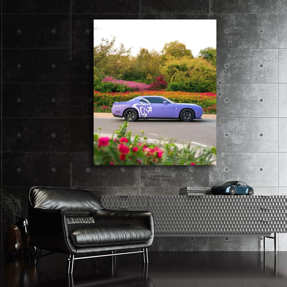Dodge Challenger in Wild - Bold and Powerful Ride