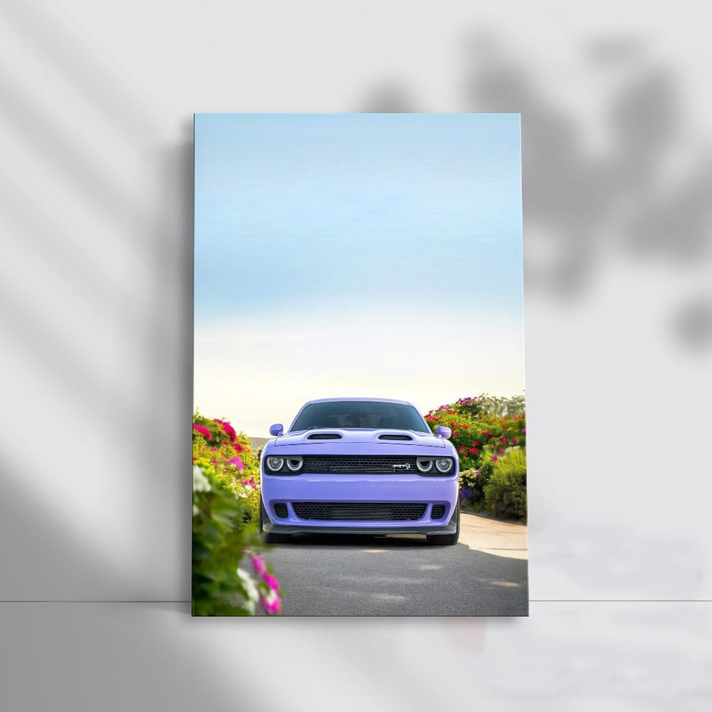 Dodge Challenger in Nature - Bold and Powerful Ride