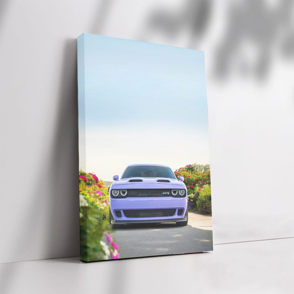 Dodge Challenger in Nature - Bold and Powerful Ride