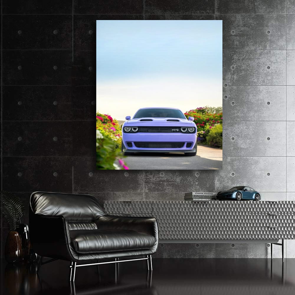 Dodge Challenger in Nature - Bold and Powerful Ride