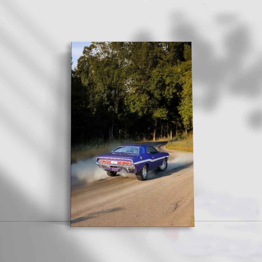 Vintage Dodge Challenger - Classic Muscle Powerhouse