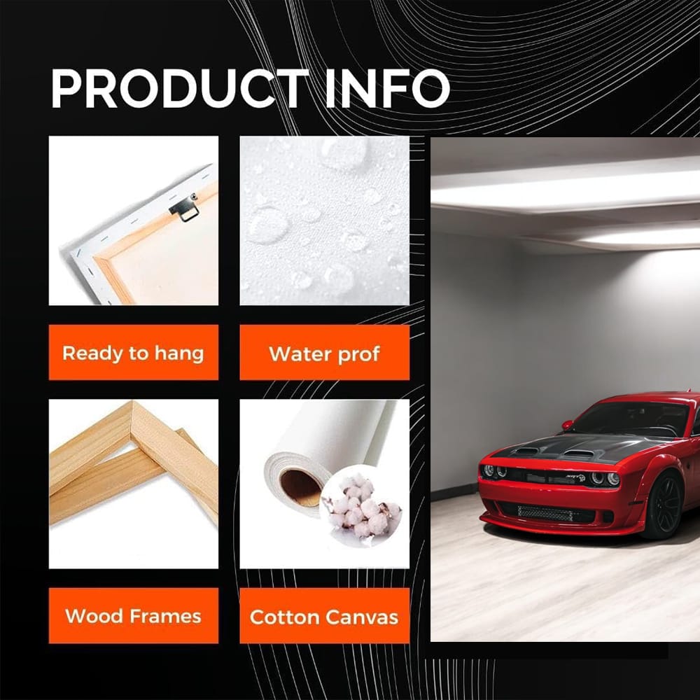 Dodge Challenger Parking - Muscle Car Power and Style