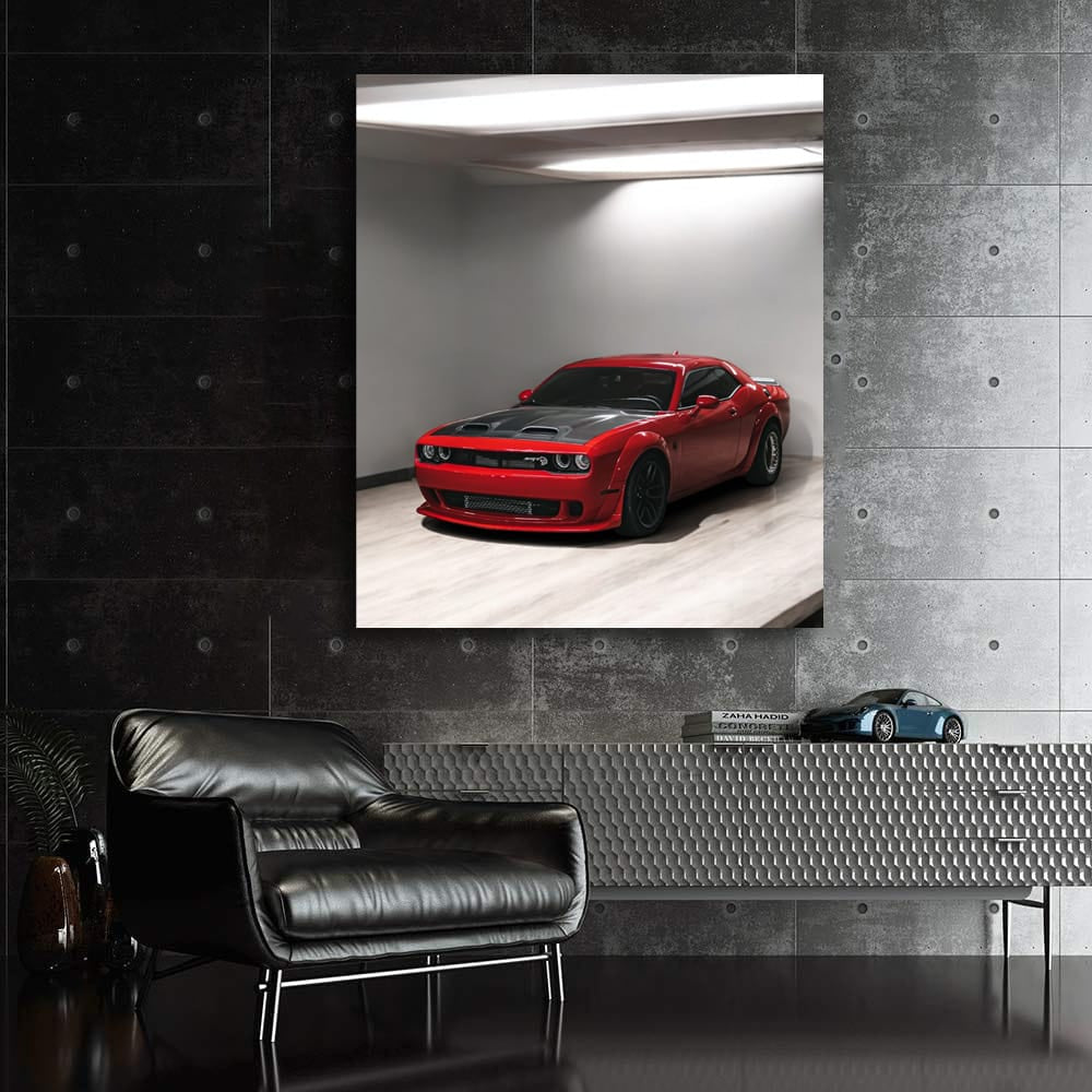 Dodge Challenger Parking - Muscle Car Power and Style