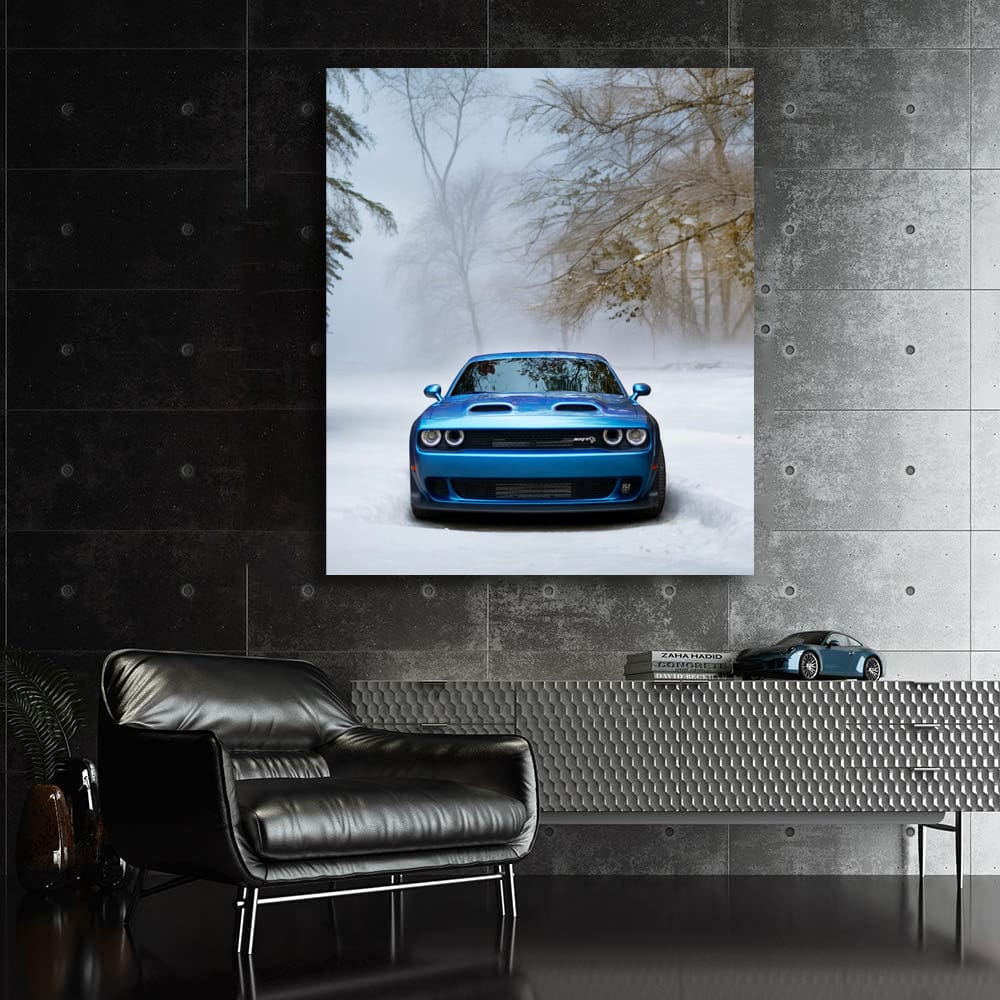 Challenger in Snow - Power Meets Elegance