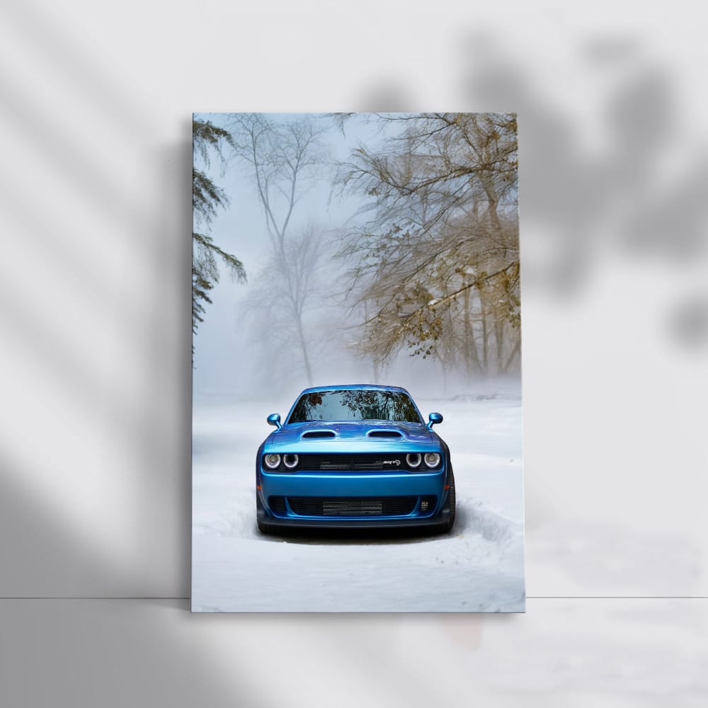 Challenger in Snow - Power Meets Elegance