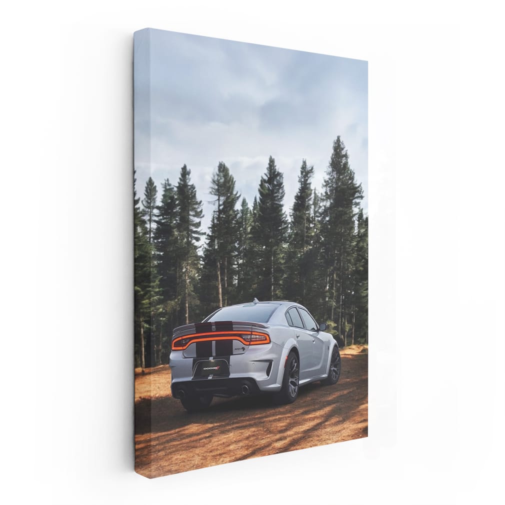 Dodge Charger in Forest - Bold and Powerful Performance