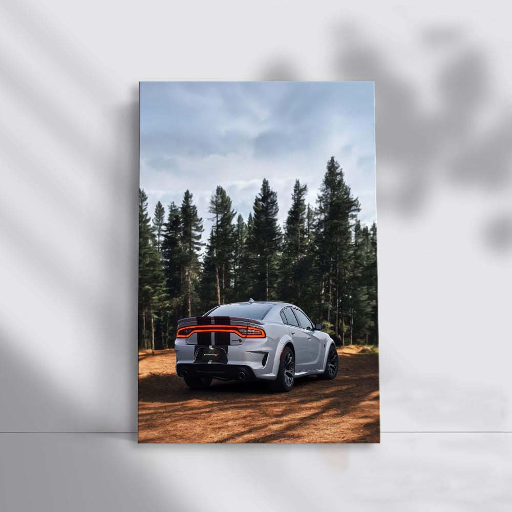 Dodge Charger in Forest - Bold and Powerful Performance