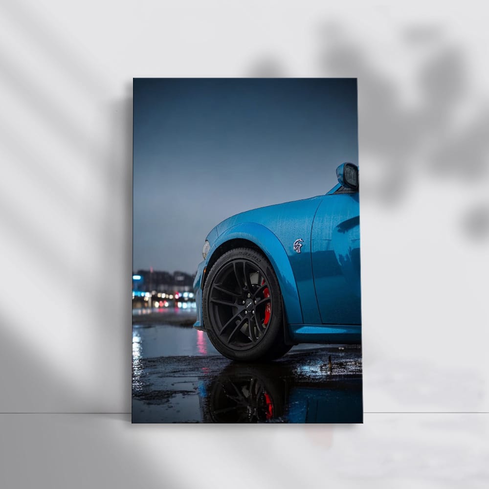 Dodge Charger in Urban Rain - Power and Performance