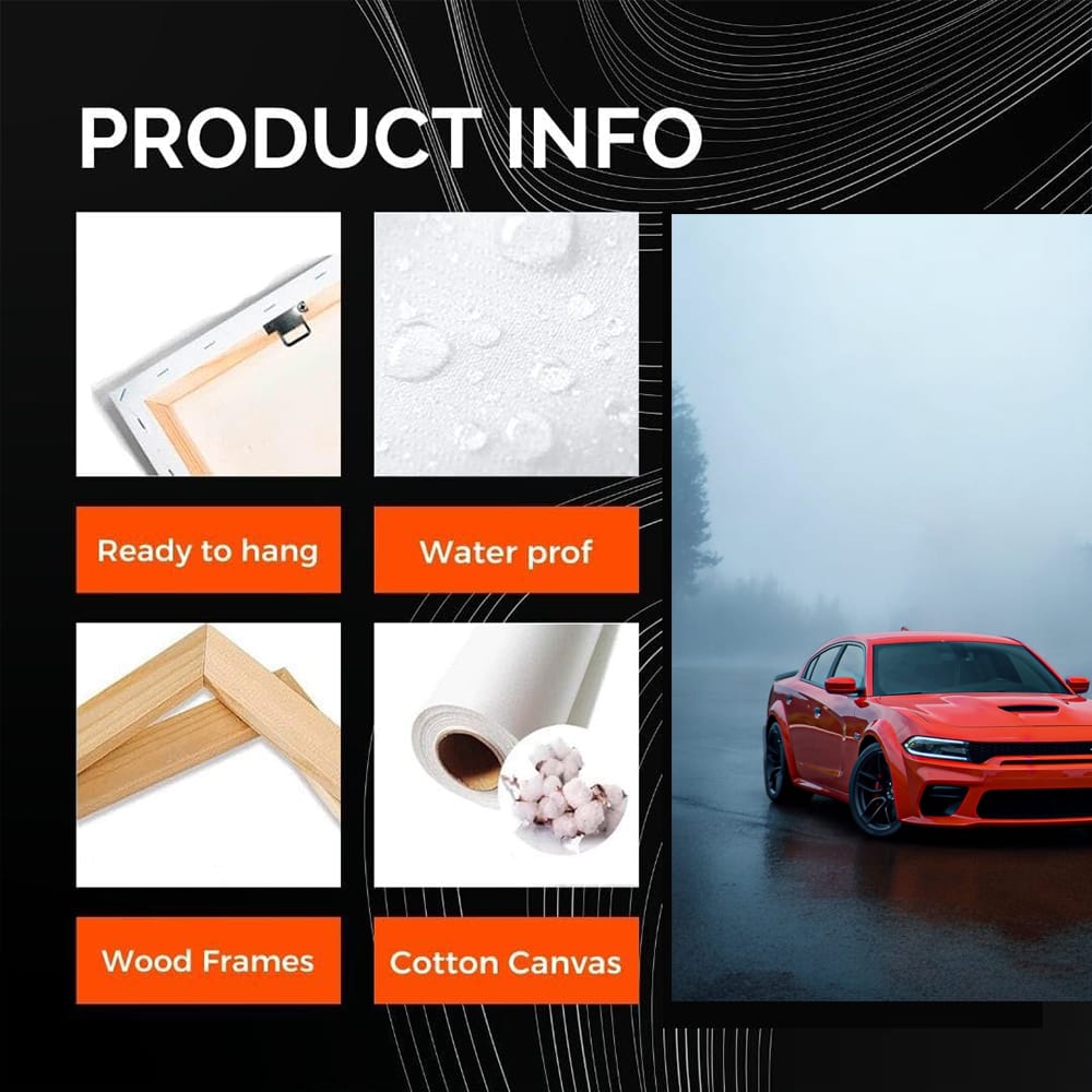 Foggy Dodge Charger - Symbol of Power and Elegance