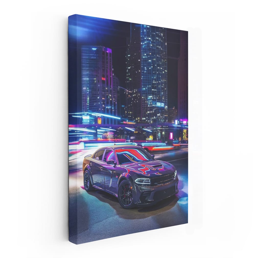 Dodge Charger at Night - Bold and Powerful Performance