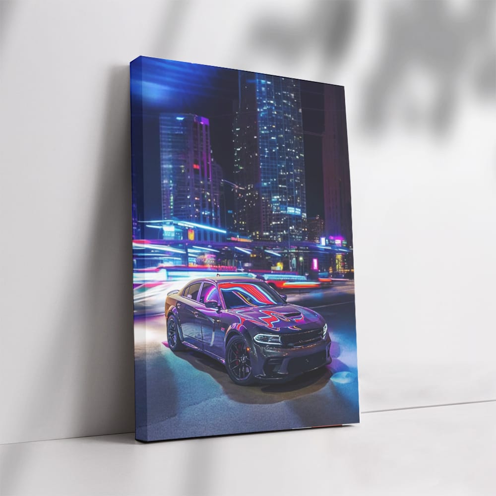 Dodge Charger at Night - Bold and Powerful Performance