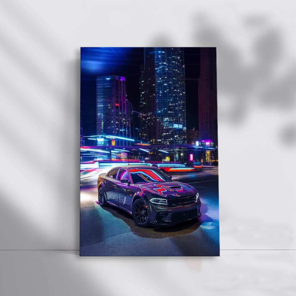 Dodge Charger at Night - Bold and Powerful Performance