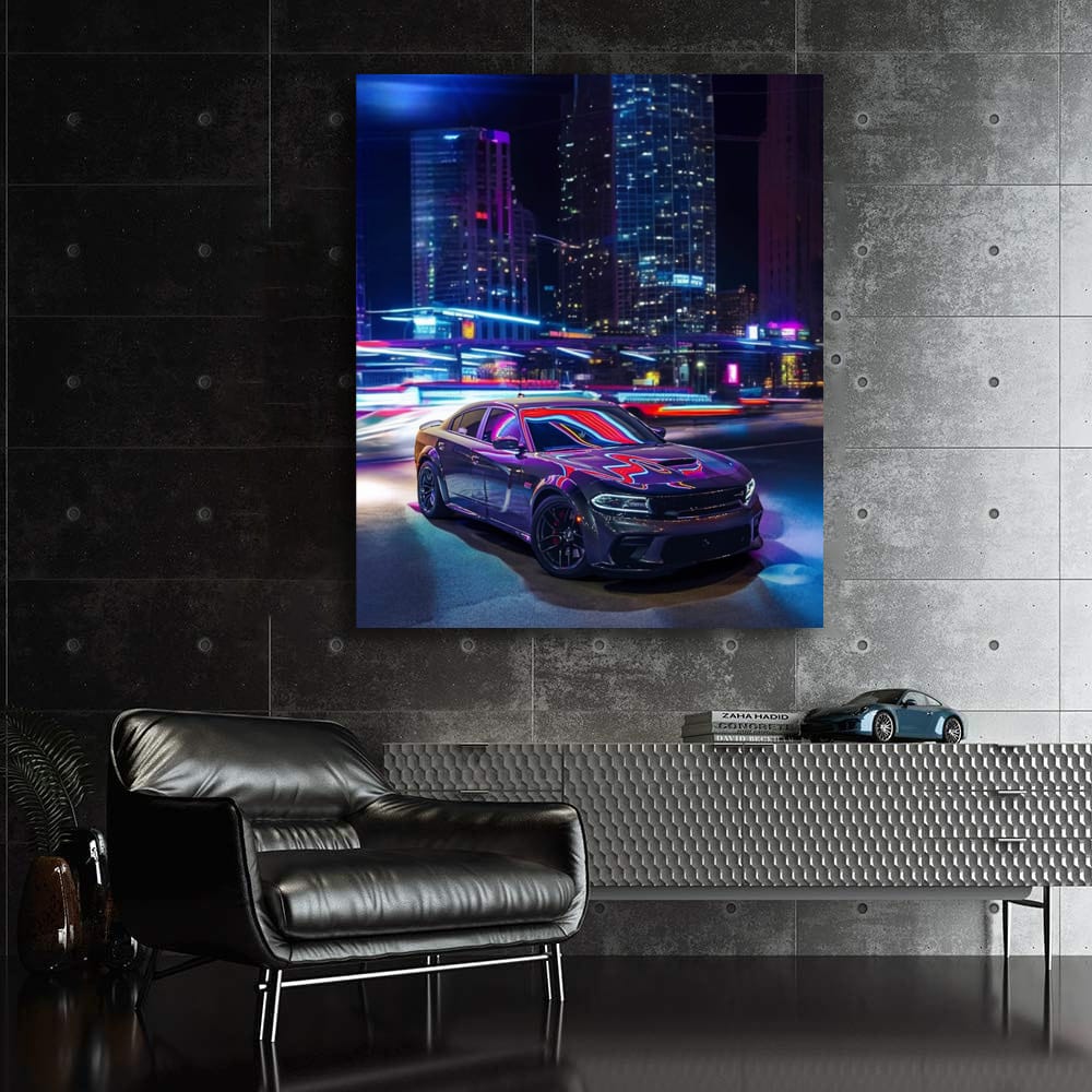 Dodge Charger at Night - Bold and Powerful Performance