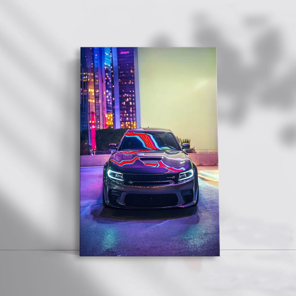 Dodge Charger Under Night Sky - Powerhouse on Wheels
