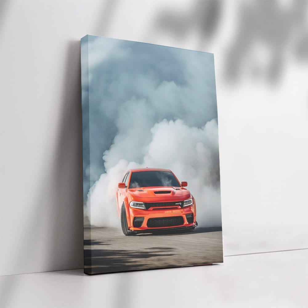 TimK's Dodge Charger Roaring Through Smoke on Track - Power Unleashed
