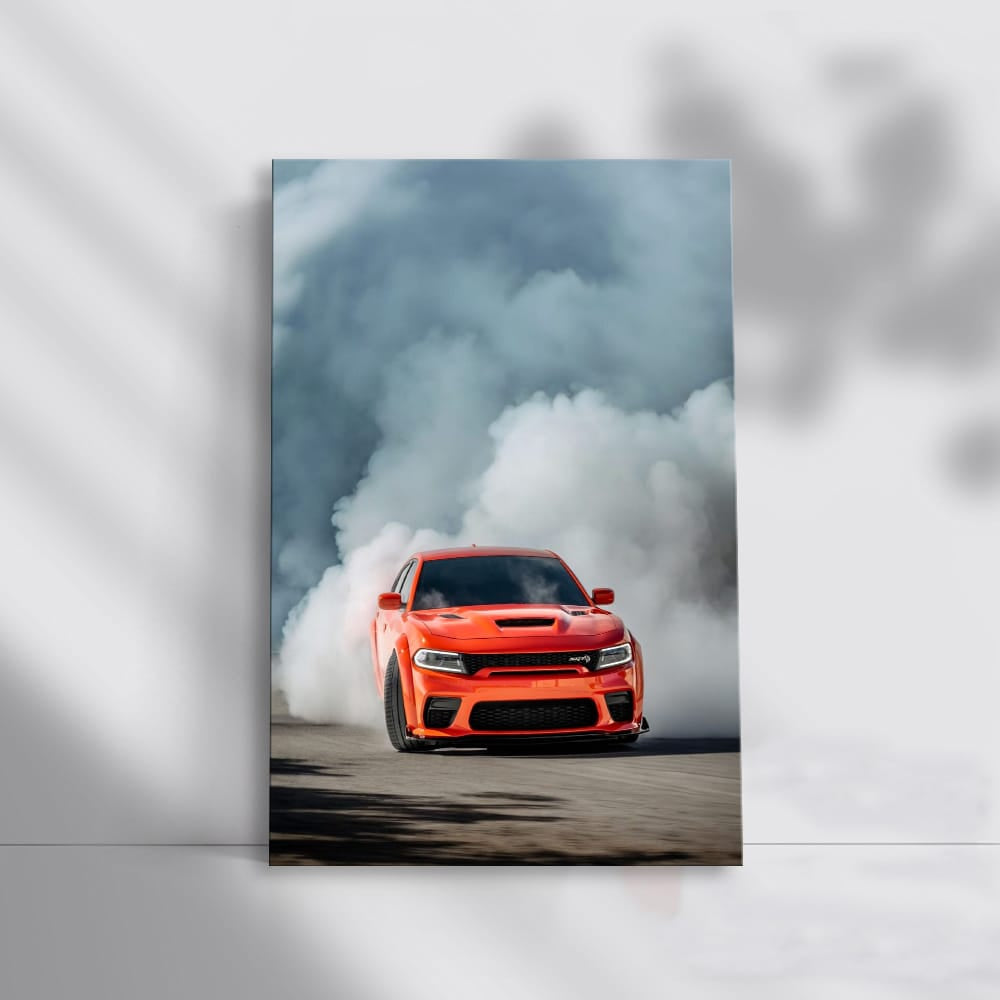 TimK's Dodge Charger Roaring Through Smoke on Track - Power Unleashed