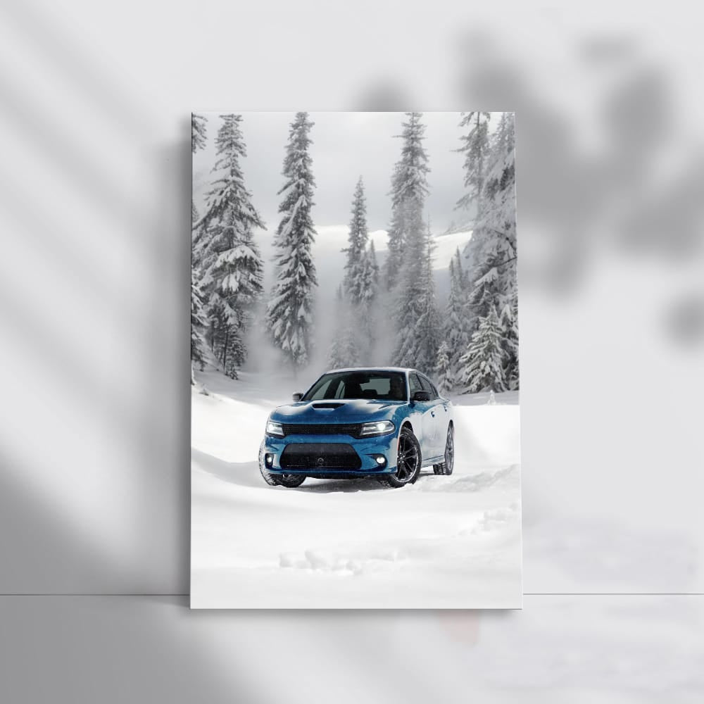 Dodge Charger in Winter - Power Meets Elegance