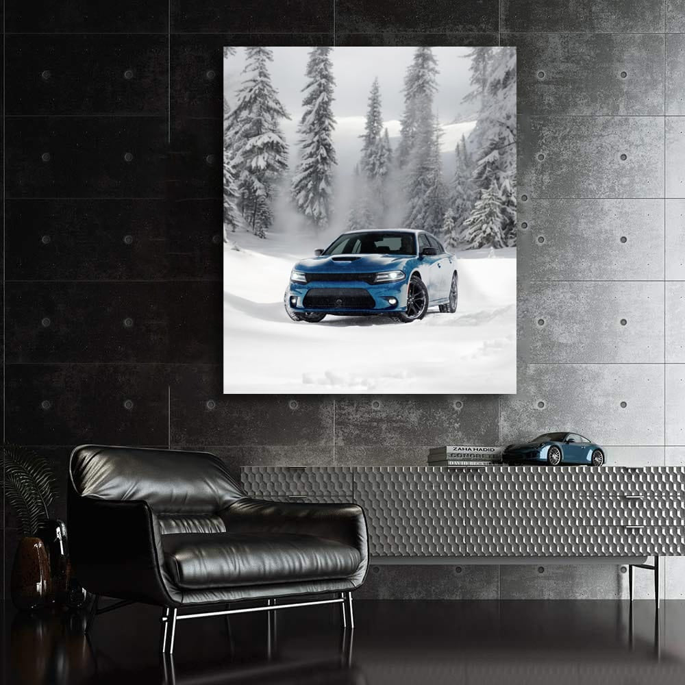 Dodge Charger in Winter - Power Meets Elegance