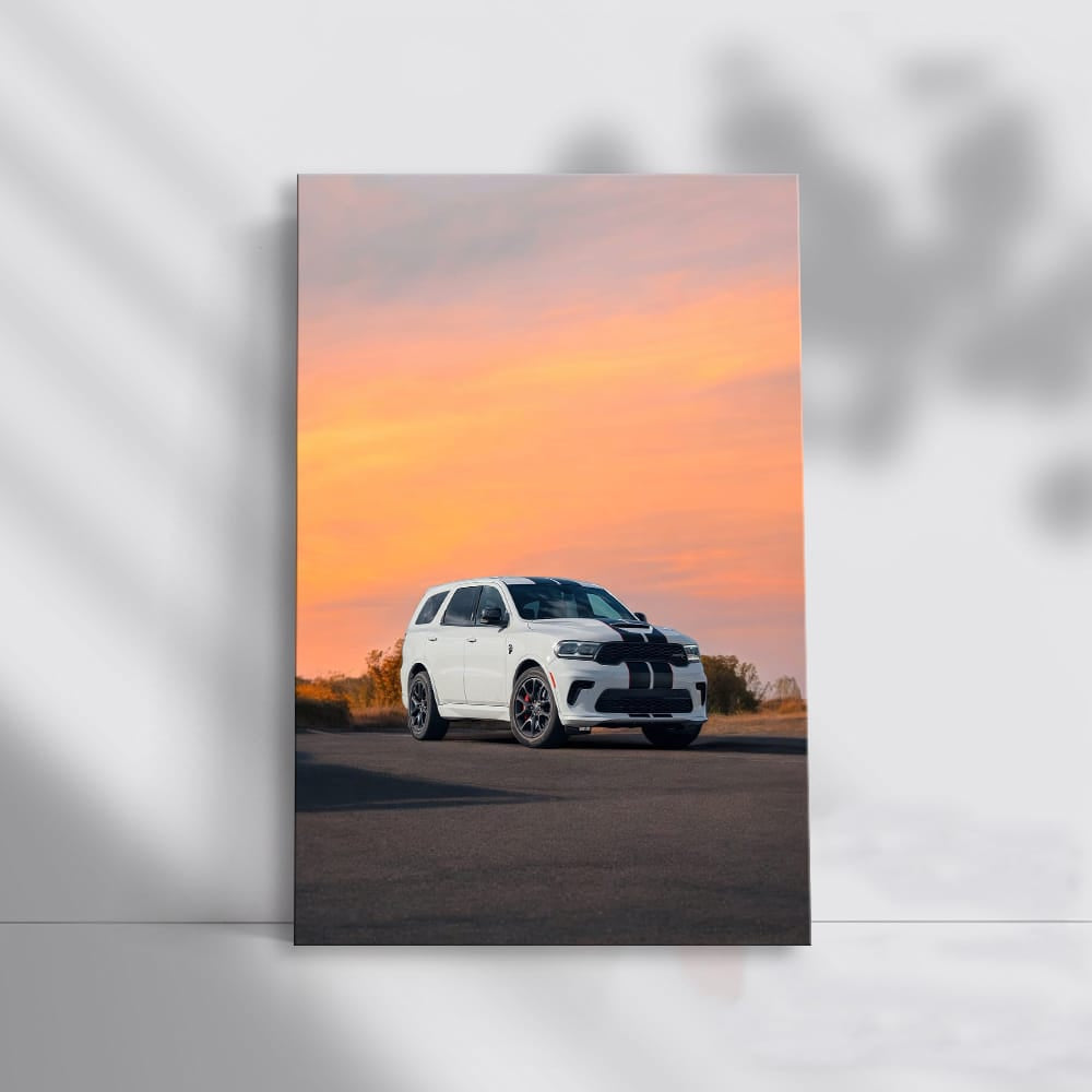 Dodge Durango at Sunset - Rugged Elegance in Motion