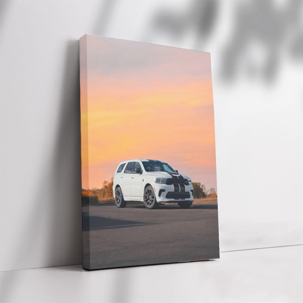 Dodge Durango at Sunset - Rugged Elegance in Motion