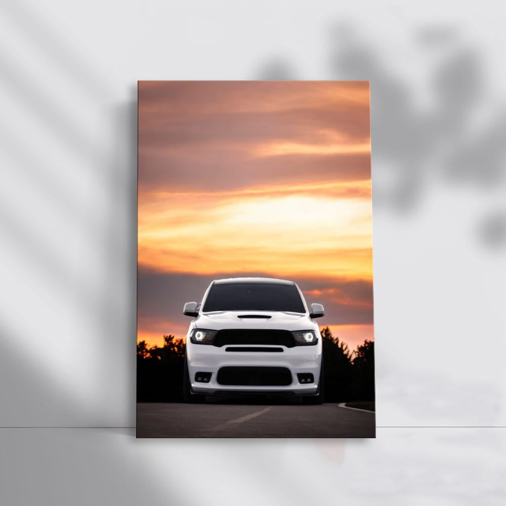 Sunset Showdown: Dodge Durango - Bold and Powerful