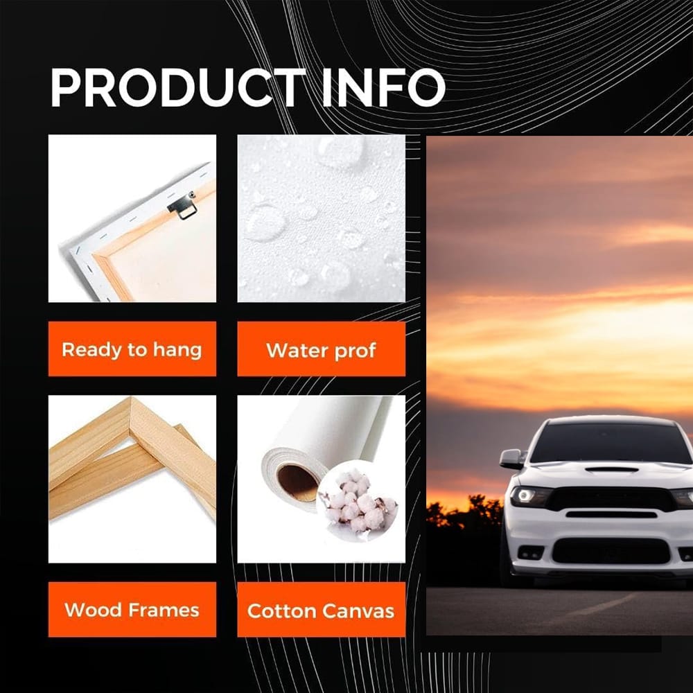 Sunset Showdown: Dodge Durango - Bold and Powerful