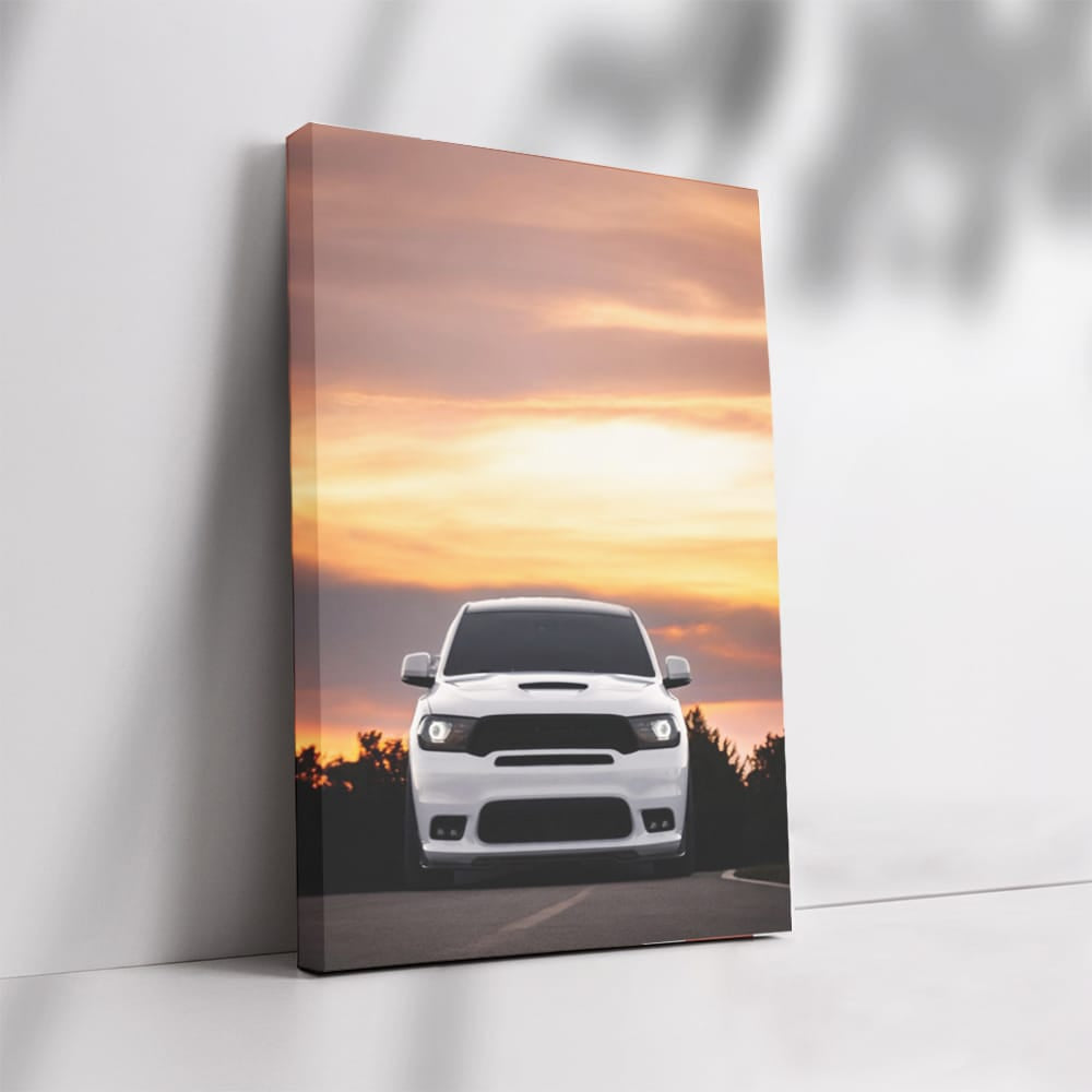 Sunset Showdown: Dodge Durango - Bold and Powerful