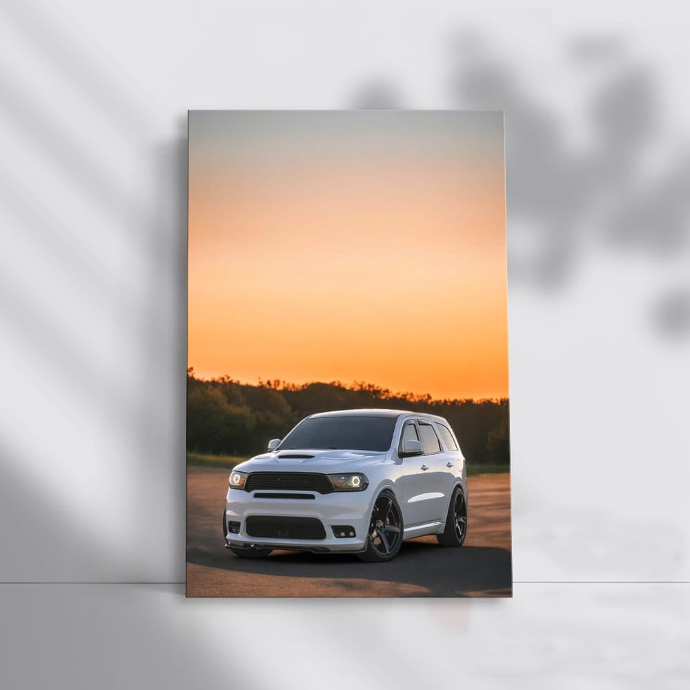 Sunset Silhouette - Dodge Durango: Rugged Elegance