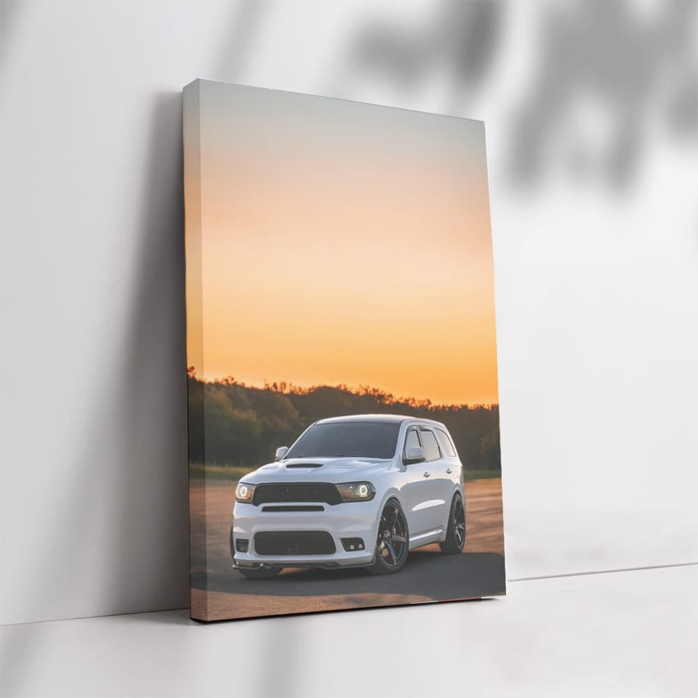 Sunset Silhouette - Dodge Durango: Rugged Elegance