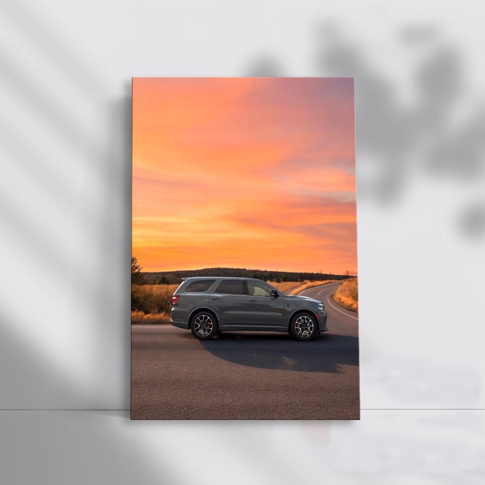 Dodge Durango at Sunset: Power and Elegance on Road
