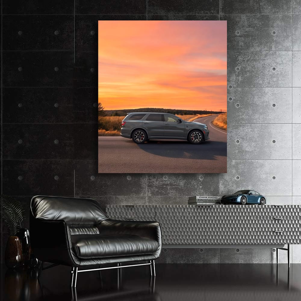 Dodge Durango at Sunset: Power and Elegance on Road