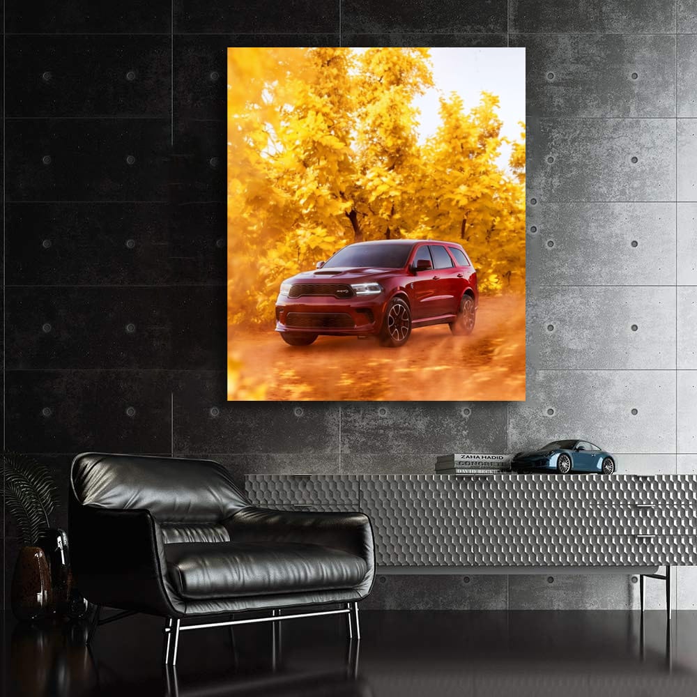 Dodge Durango in Warm Autumn - Rugged Elegance