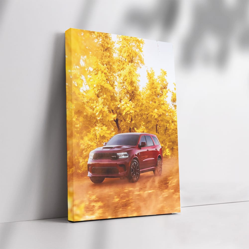 Dodge Durango in Warm Autumn - Rugged Elegance
