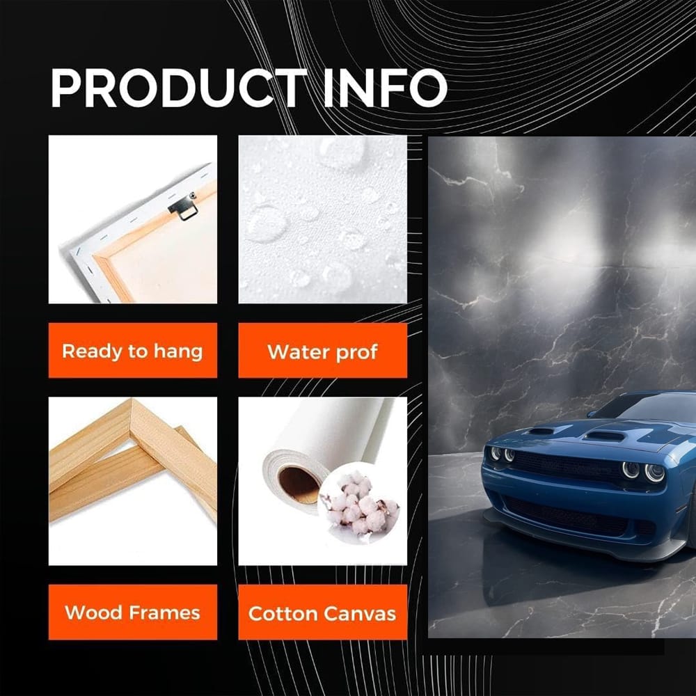 Dodge Hellcat Marble File 2 - Power Meets Elegance