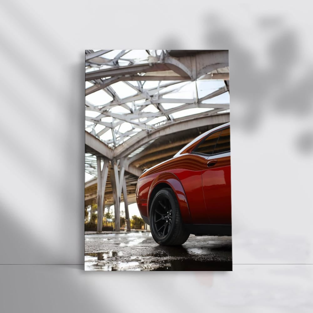 Burgundy Dodge SRT by Bridge - Bold and Powerful Ride