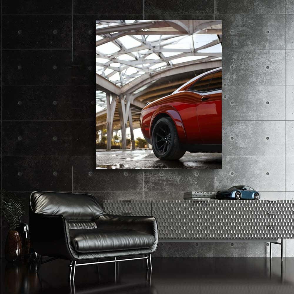 Burgundy Dodge SRT by Bridge - Bold and Powerful Ride