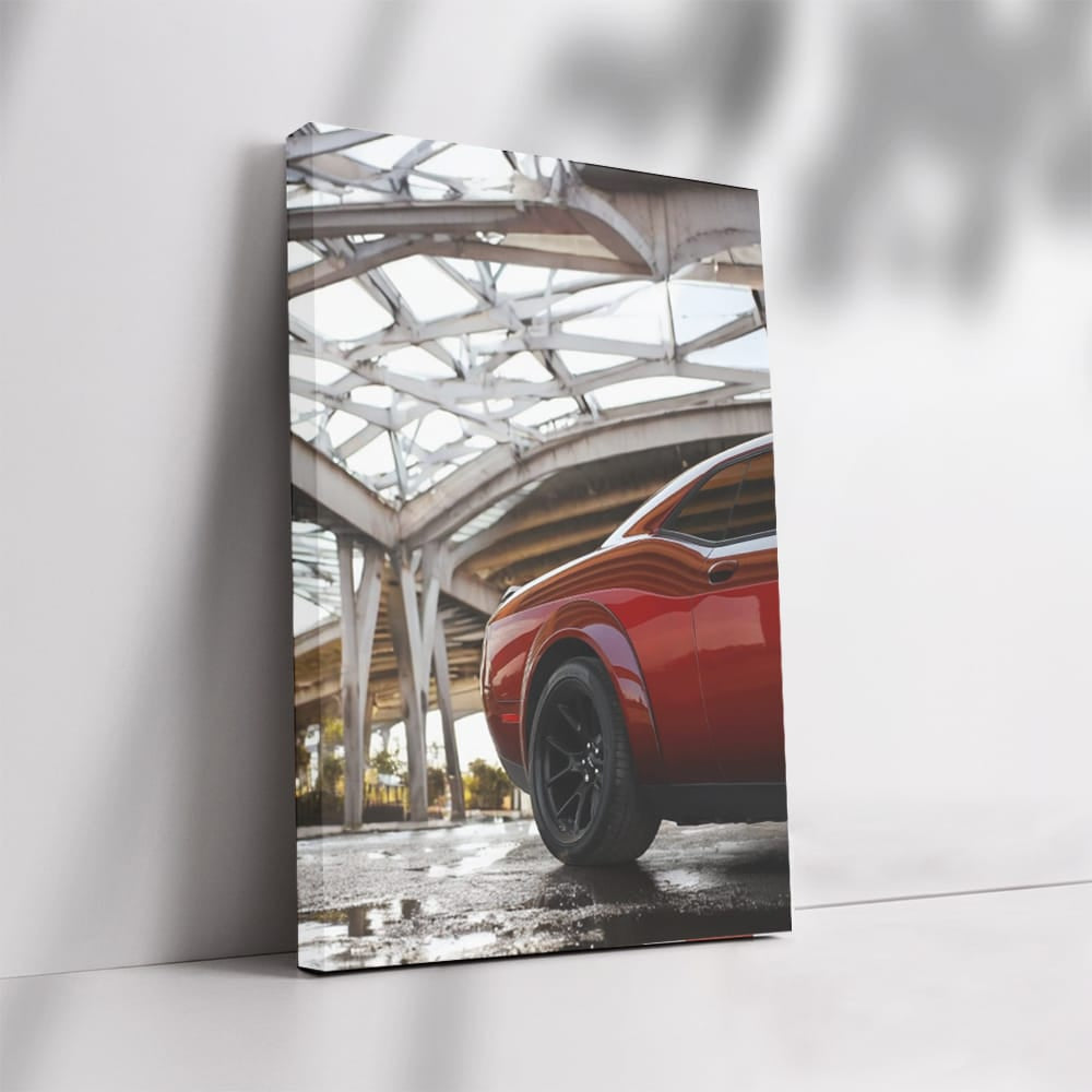 Burgundy Dodge SRT by Bridge - Bold and Powerful Ride