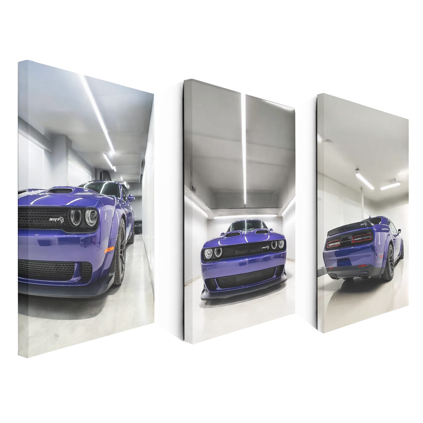 Dodge SRT Purple Parking Set of 3