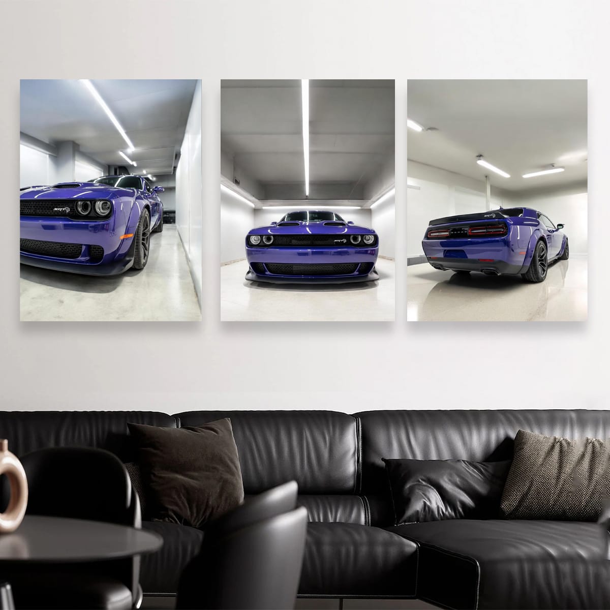 Dodge SRT Purple Parking Set of 3